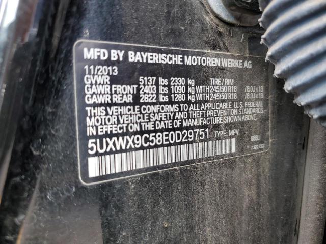 VIN 5UXWX9C58E0D29751 2014 BMW X3, Xdrive28I no.13