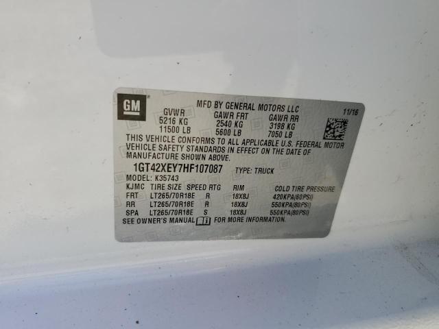 2017 GMC SIERRA K35 - 1GT42XEY7HF107087