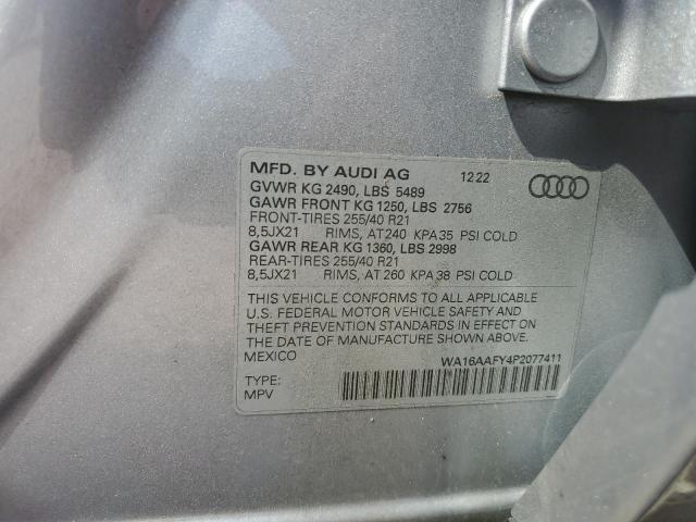 2023 AUDI Q5 SPORTBA - WA16AAFY4P2077411