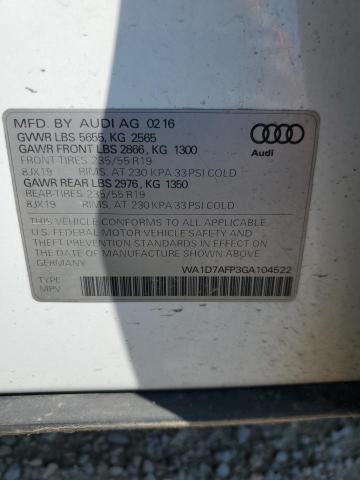 VIN WA1D7AFP3GA104522 2016 Audi Q5, Premium Plus S-... no.14