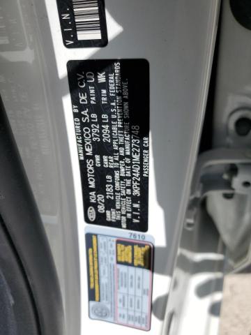 2021 Kia Forte Fe VIN: 3KPF24AD1ME273748 Lot: 61243644