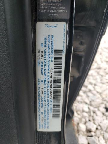 2002 Volkswagen Jetta Gls VIN: 3VWSB69MX2M154479 Lot: 61227444