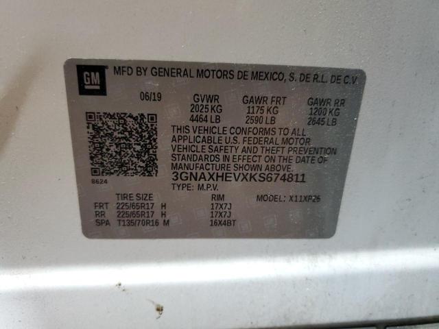 3GNAXHEVXKS674811 2019 CHEVROLET EQUINOX - Image 13