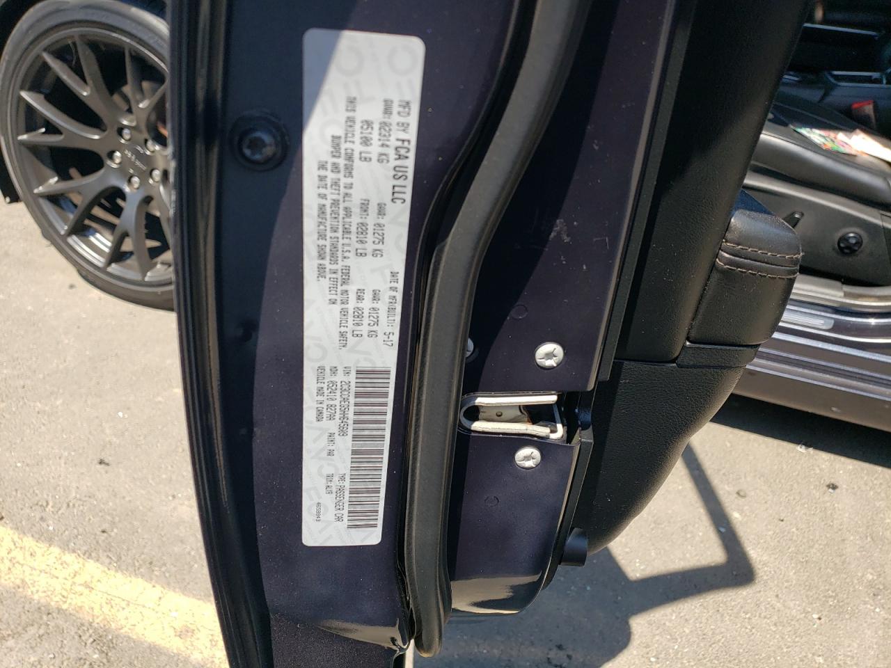 2C3CCAEG5HH645609 2017 Chrysler 300C