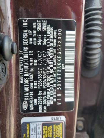 5XYKT3A6XFG572300 2015 KIA SORENTO - Image 13