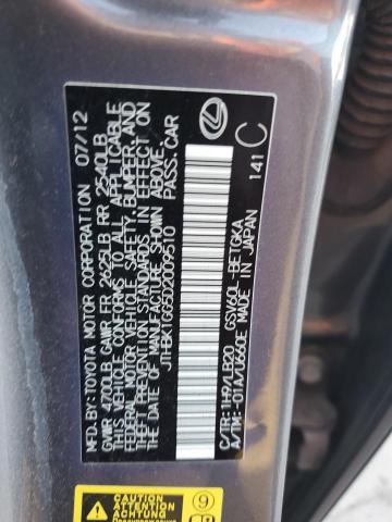 2013 Lexus Es 350 VIN: JTHBK1GG5D2009510 Lot: 60452934