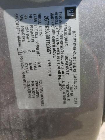 2009 GMC Sierra K1500 Slt VIN: 2GTEK39J891120367 Lot: 61557404