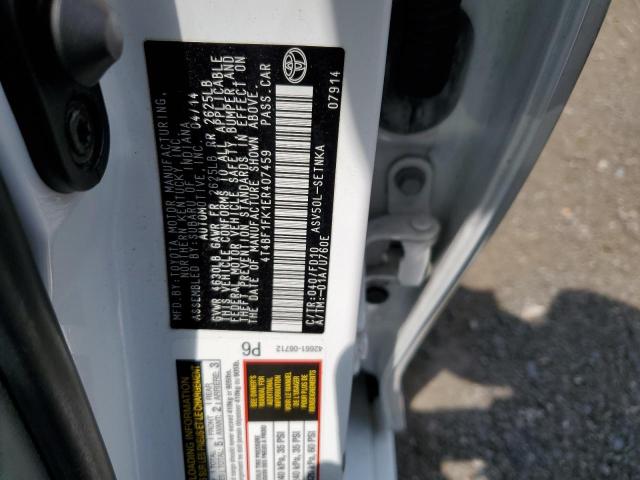 VIN 4T4BF1FK1ER407459 2014 Toyota Camry, L no.13