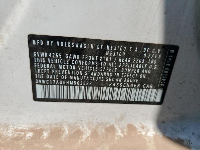 2017 VOLKSWAGEN GOLF SPORT - 3VWC17AU6HM503588