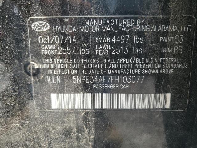 2015 HYUNDAI SONATA SPO - 5NPE34AF7FH103077