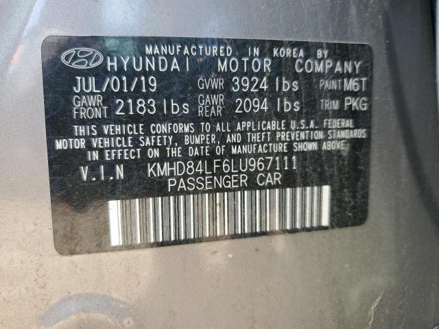 2020 HYUNDAI ELANTRA SE - KMHD84LF6LU967111