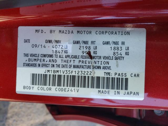 2015 MAZDA 3 TOURING - JM1BM1V35F1232229