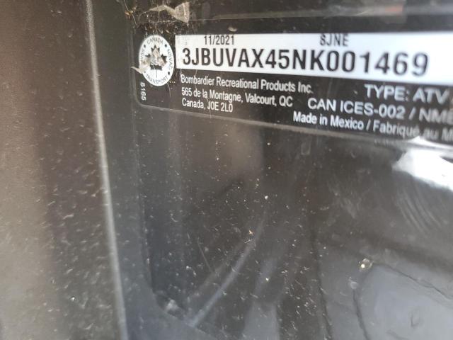2022 CAN-AM DEFENDER L 3JBUVAX45NK001469