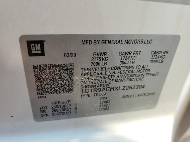 2020 GMC SIERRA K15 - 1GTR9AEHXLZ262304