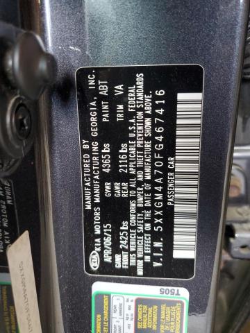 2015 KIA OPTIMA LX - 5XXGM4A70FG467416