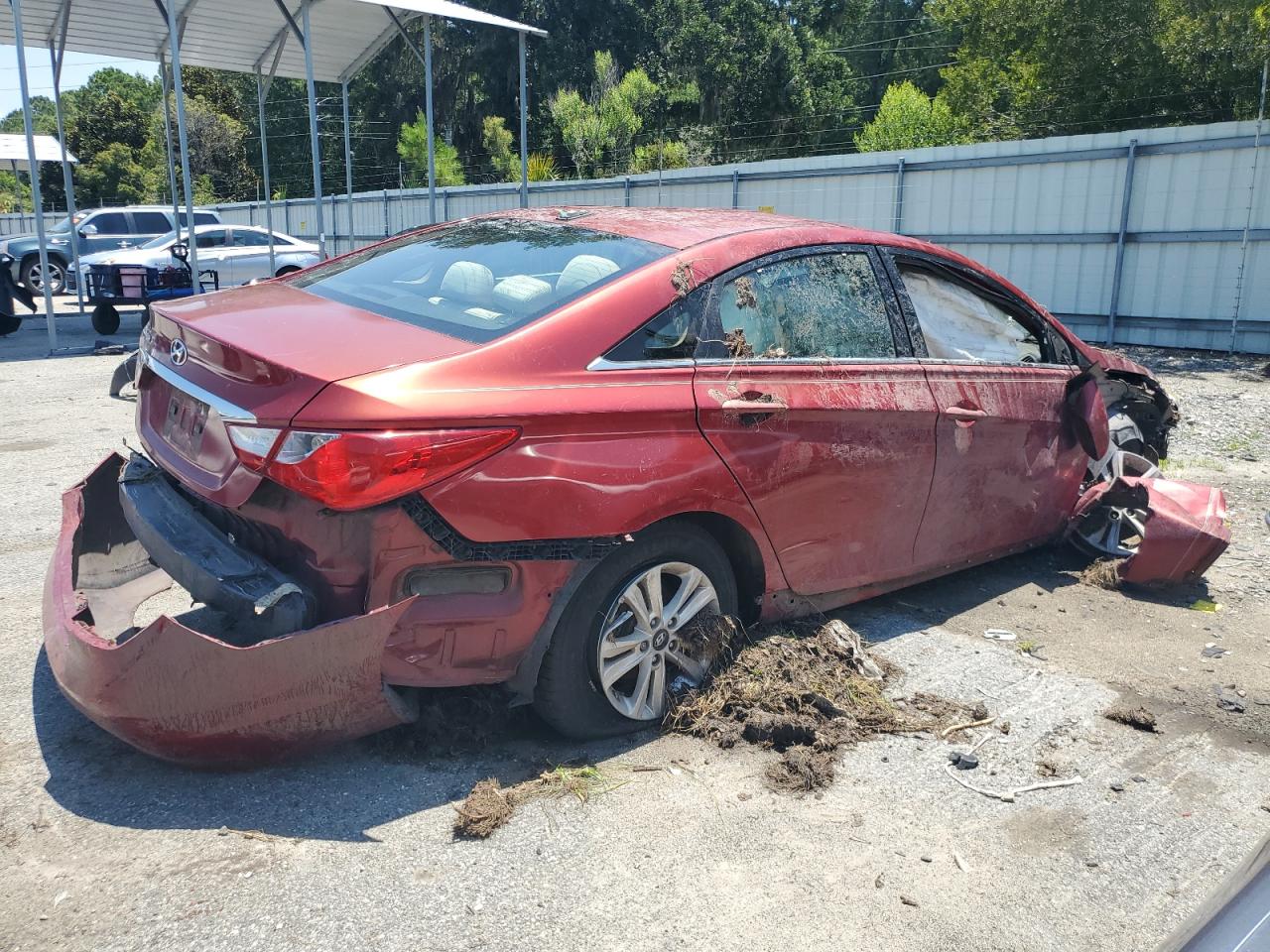 Lot #2698833627 2013 HYUNDAI SONATA GLS