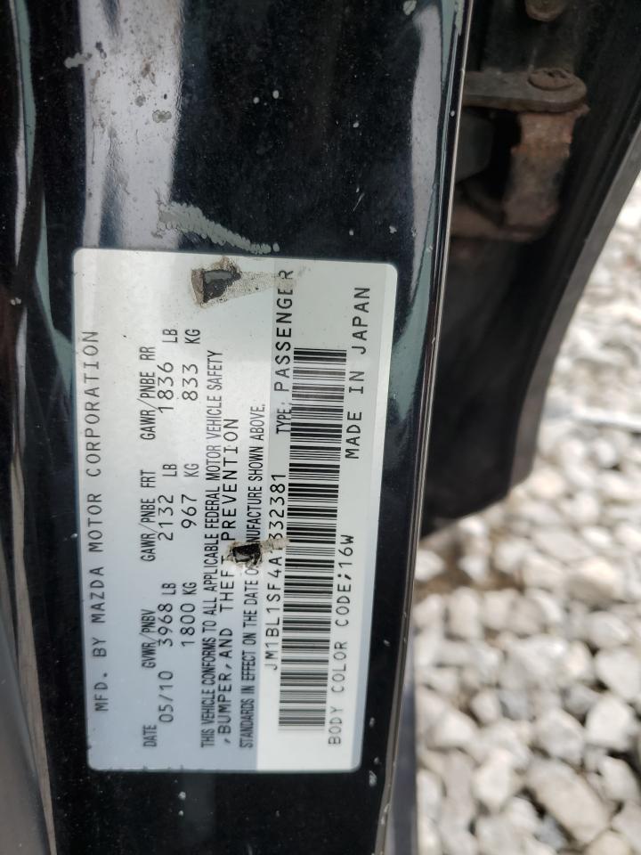 JM1BL1SF4A1332381 2010 Mazda 3 I