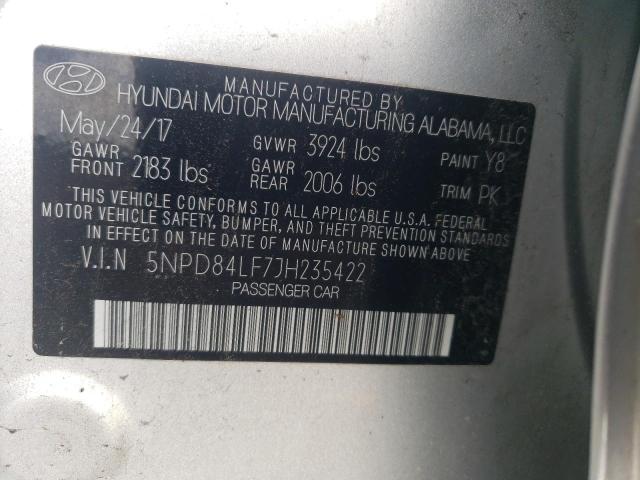 2018 HYUNDAI ELANTRA SE - 5NPD84LF7JH235422