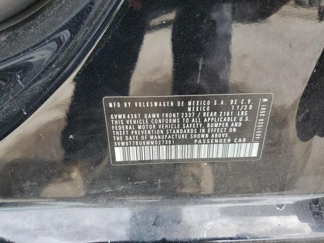 2021 Volkswagen Jetta Gli VIN: 3VW6T7BU6MM027391 Lot: 62319844