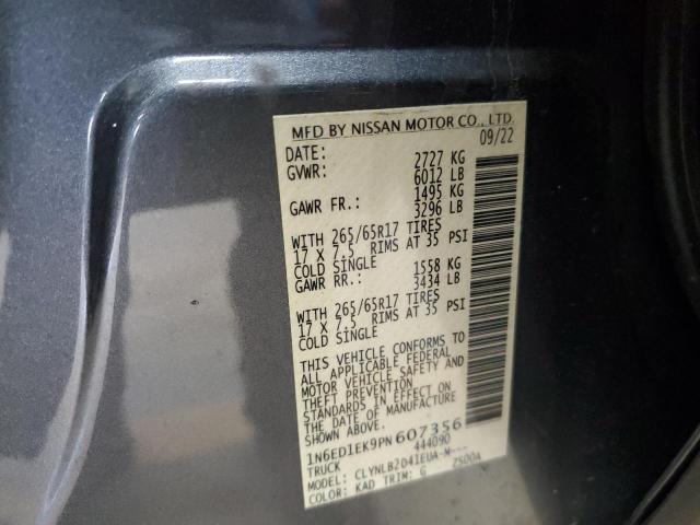 2023 NISSAN FRONTIER S - 1N6ED1EK9PN607356