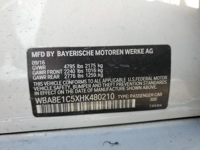 2017 BMW 330E - WBA8E1C5XHK480210