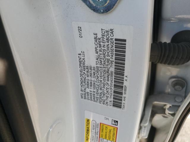 2022 HONDA ACCORD HYB - 1HGCV3F5XNA009889