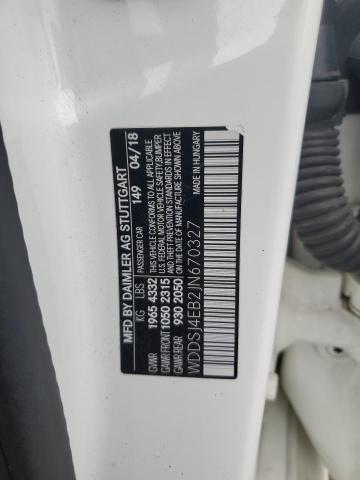 2018 MERCEDES-BENZ CLA 250 - WDDSJ4EB2JN670327