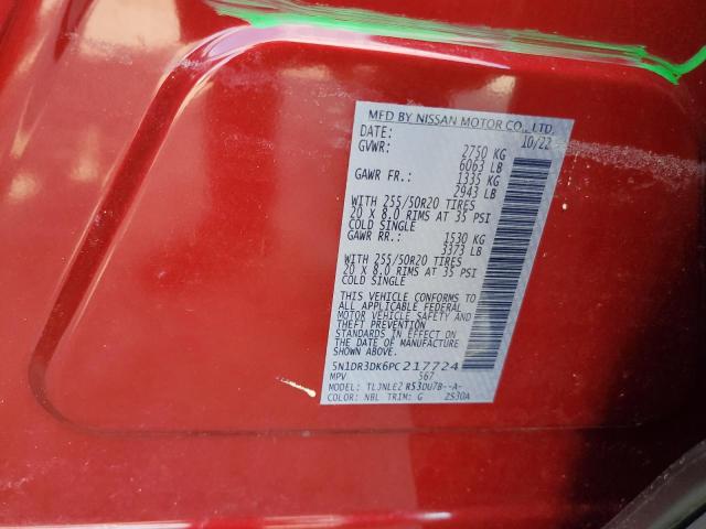 2023 NISSAN PATHFINDER - 5N1DR3DK6PC217724