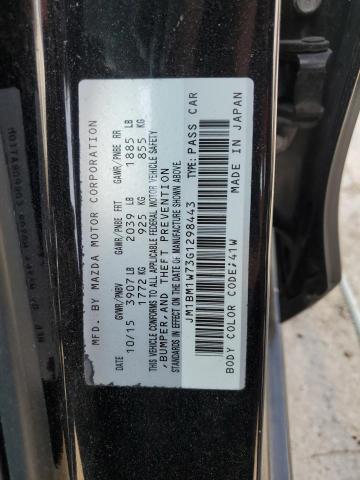 2016 Mazda 3 Touring VIN: JM1BM1W73G1298443 Lot: 61910704