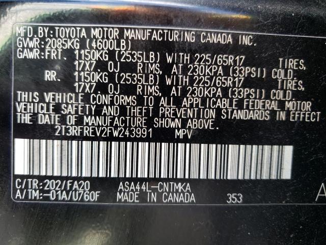 2T3RFREV2FW243991 2015 TOYOTA RAV 4 - Image 13