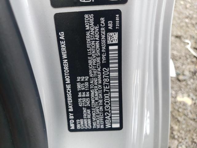 VIN WBA2J3C0XL7E78702 2020 BMW 2 SERIES no.12