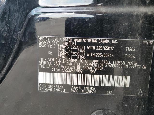 VIN 2T3BFREV5JW727082 2018 Toyota RAV4, LE no.13