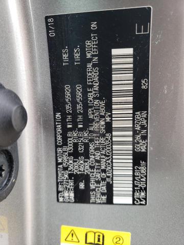 2018 LEXUS RX 350 L - JTJDZKCA3J2003548