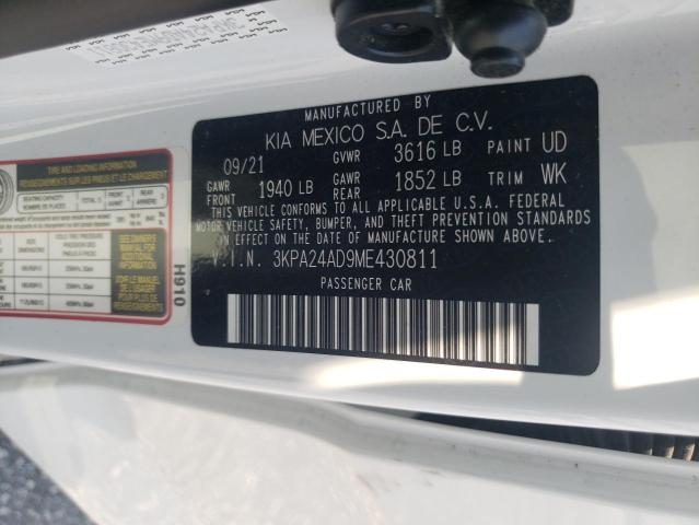 2021 Kia Rio Lx VIN: 3KPA24AD9ME430811 Lot: 61701634