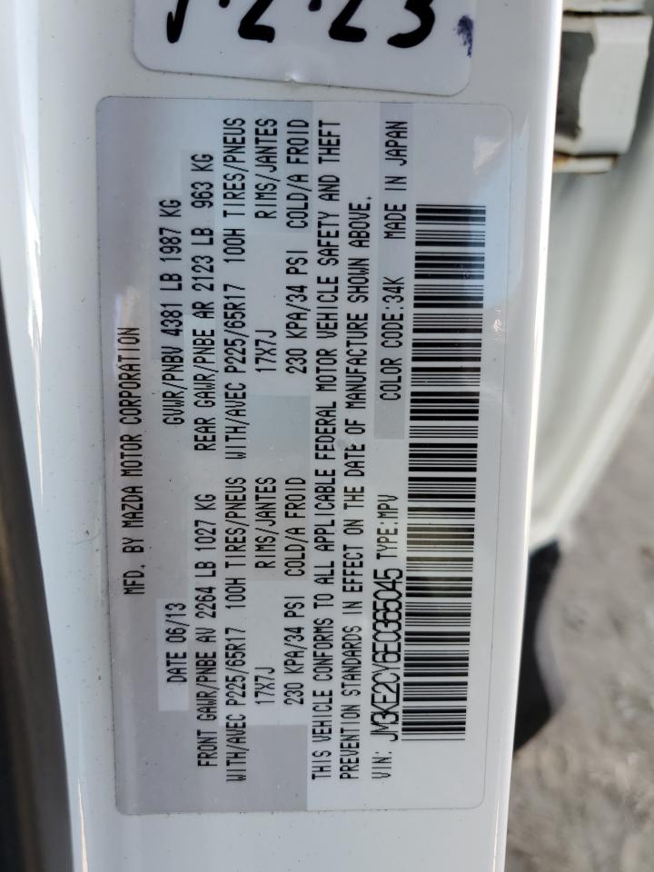 JM3KE2CY6E0365045 2014 Mazda Cx-5 Touring