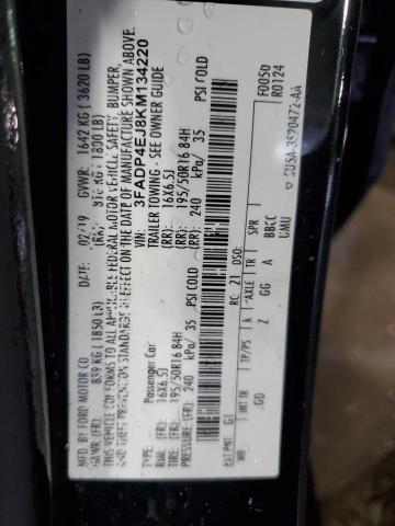 2019 FORD FIESTA SE - 3FADP4EJ8KM134220