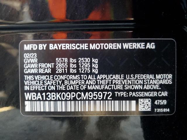 2023 BMW M550Xi VIN: WBA13BK09PCM95972 Lot: 62574994