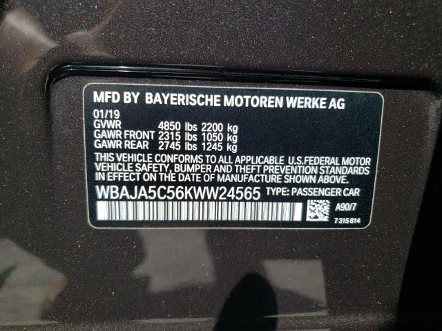 2019 BMW 530 I - WBAJA5C56KWW24565