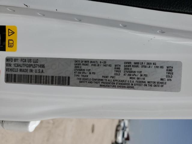2023 JEEP GLADIATOR - 1C6HJTFG6PL571496