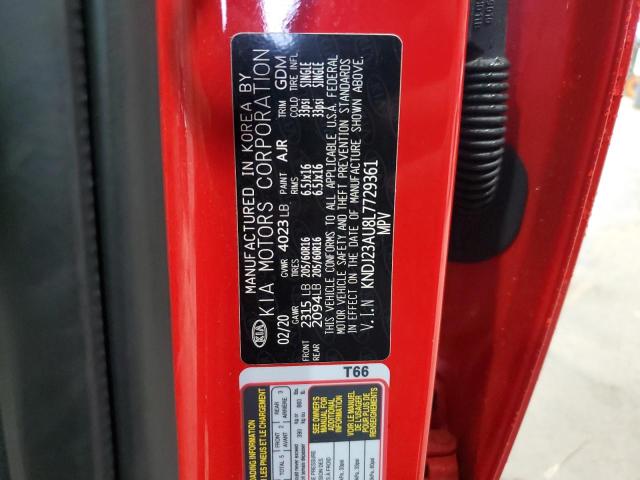 2020 Kia Soul Lx VIN: KNDJ23AU8L7729361 Lot: 62939684