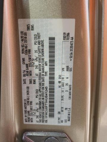2017 FORD ESCAPE S - 1FMCU0F71HUB41245