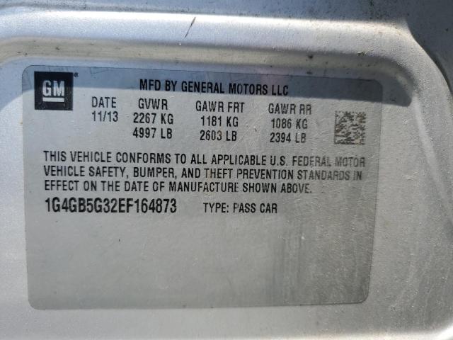 VIN 1G4GB5G32EF164873 2014 Buick Lacrosse no.12