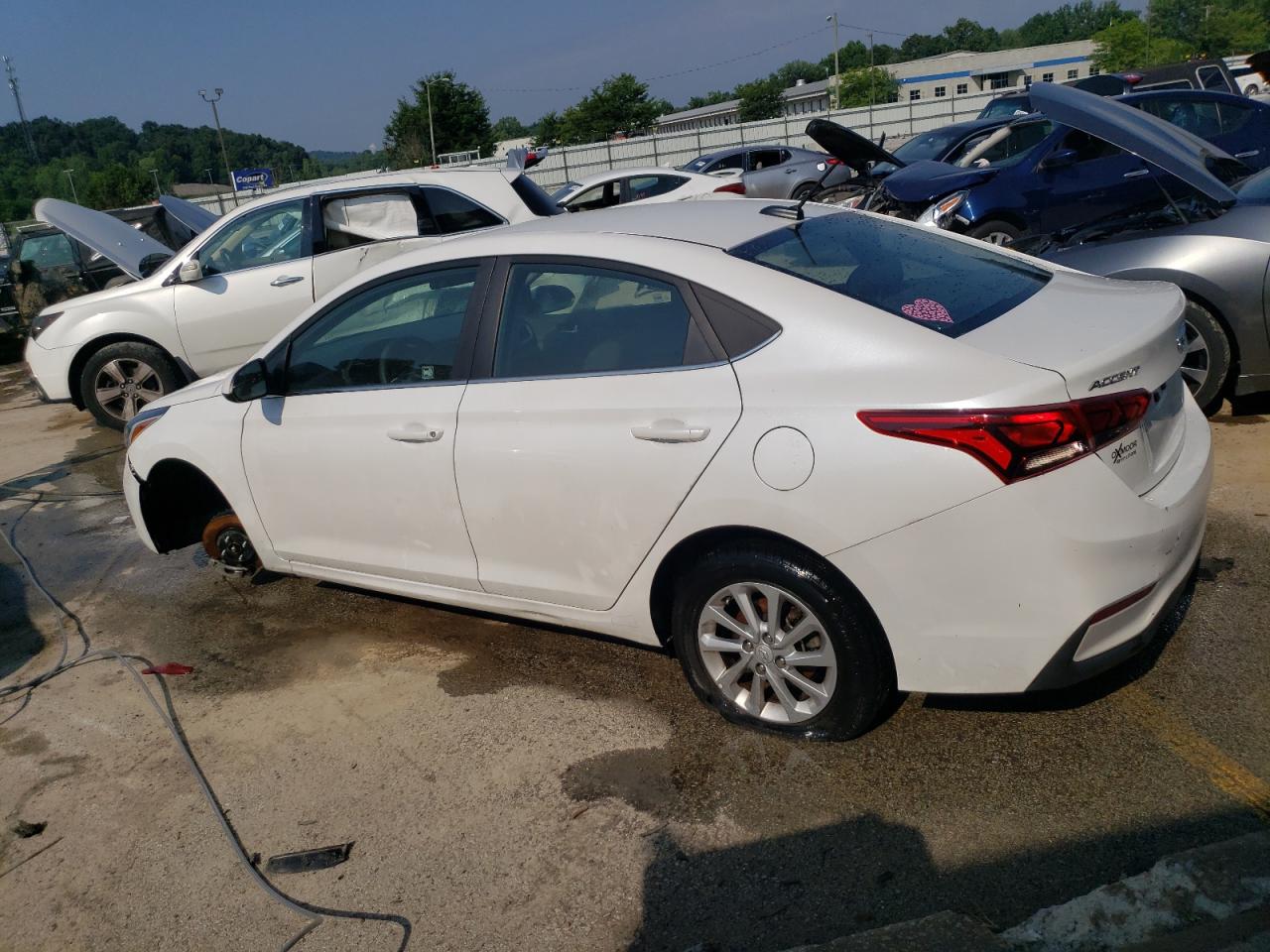 Lot #2960181079 2021 HYUNDAI ACCENT SE