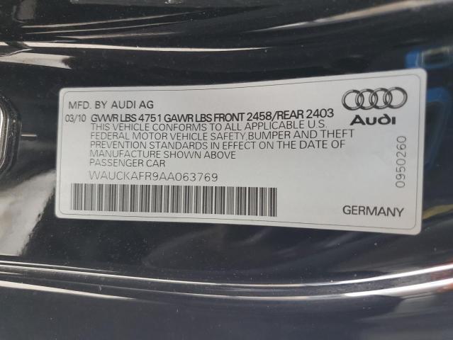 2010 Audi A5 Premium Plus VIN: WAUCKAFR9AA063769 Lot: 61203964