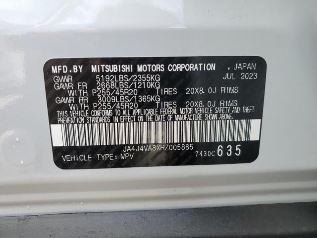 2024 MITSUBISHI OUTLANDER - JA4J4VA8XRZ005865