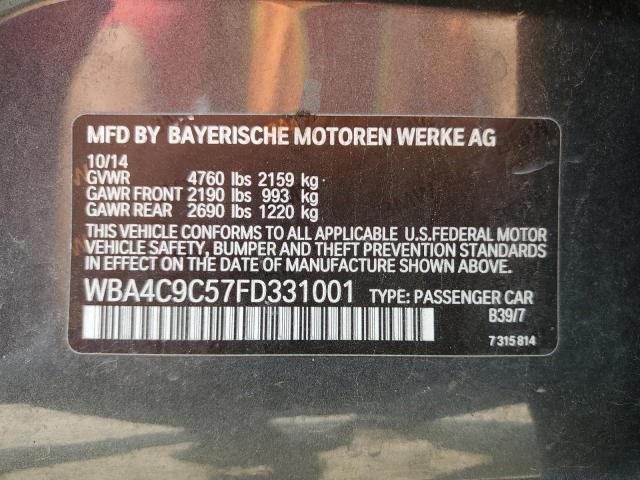 VIN WBA4C9C57FD331001 2015 BMW 4 Series, 428 Xi Gra... no.12