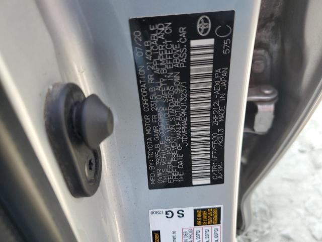2021 TOYOTA COROLLA LE - JTDVPMAE9MJ132371