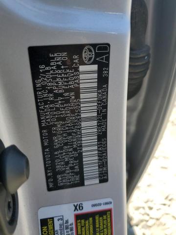 2016 TOYOTA COROLLA L - 2T1BURHE6GC625035