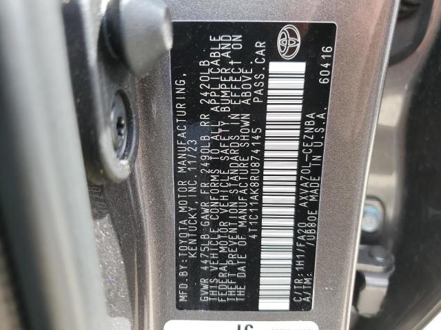 4T1C11AK8RU874145 2024 TOYOTA CAMRY - Image 12