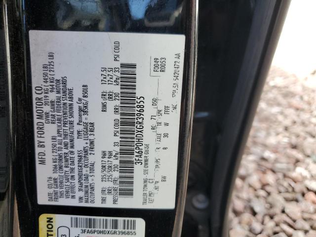 VIN 3FA6P0HDXGR396855 2016 Ford Fusion, SE no.12